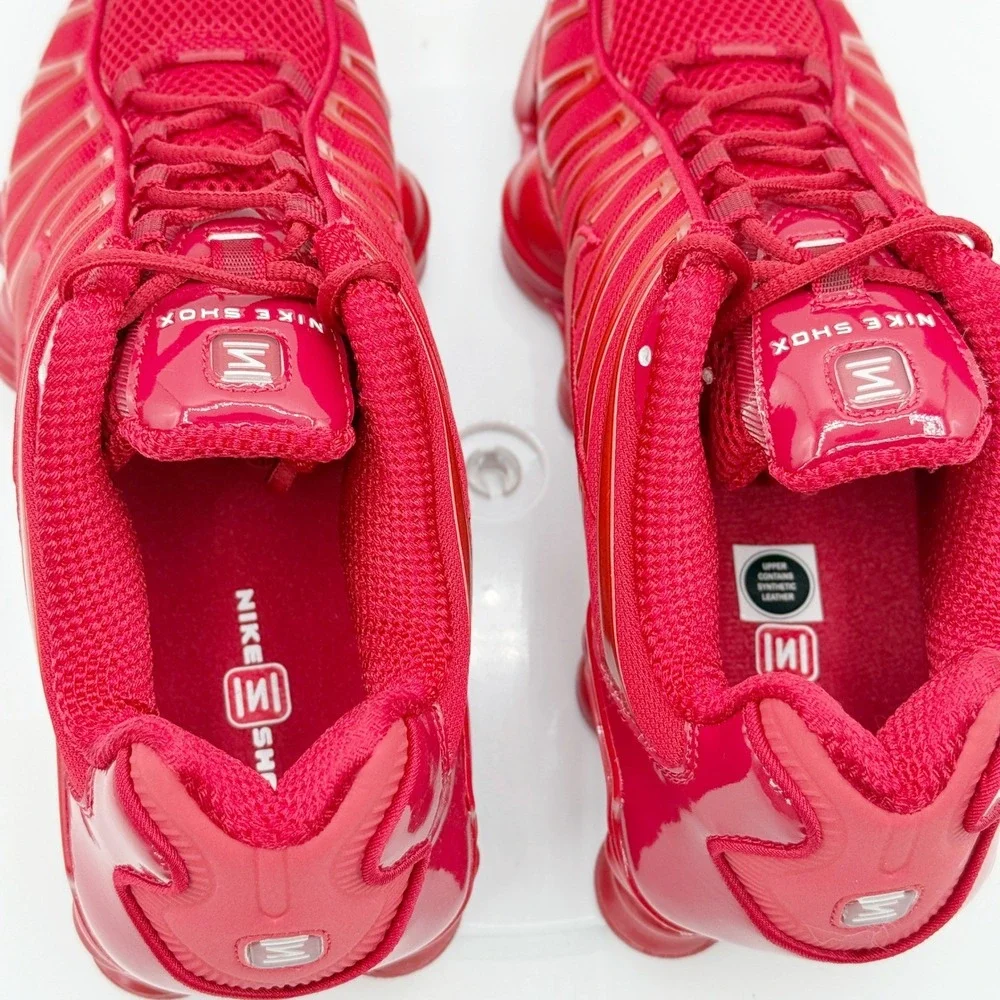 Nike Shox TL Size 10 Womens Gym Red/White IB1087-600, NEW
